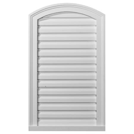 Eyebrow Urethane Gable Vent Louver, Non-Functional, 18W X 19H